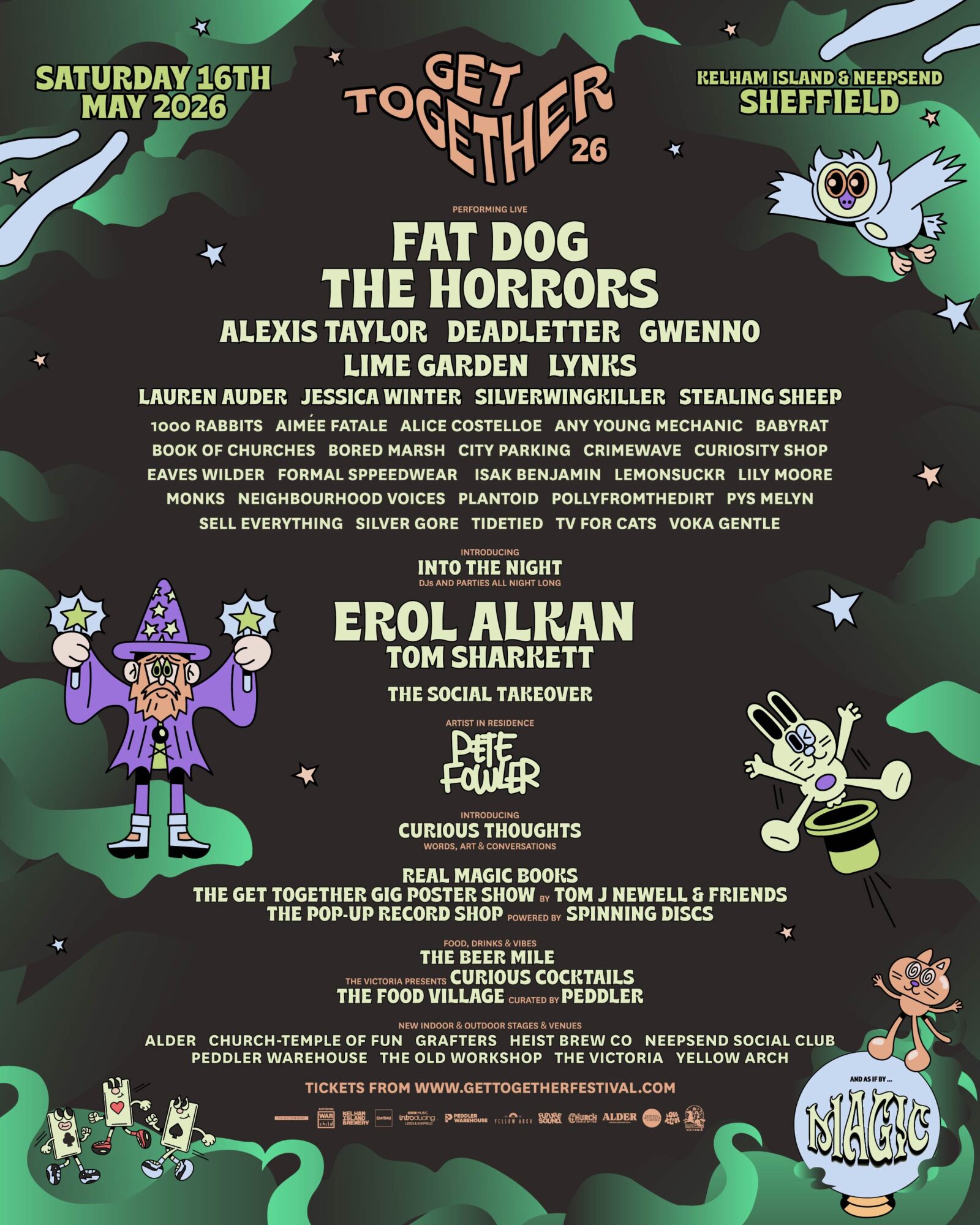 Get Together Festival, Sheffield. Full line-up.